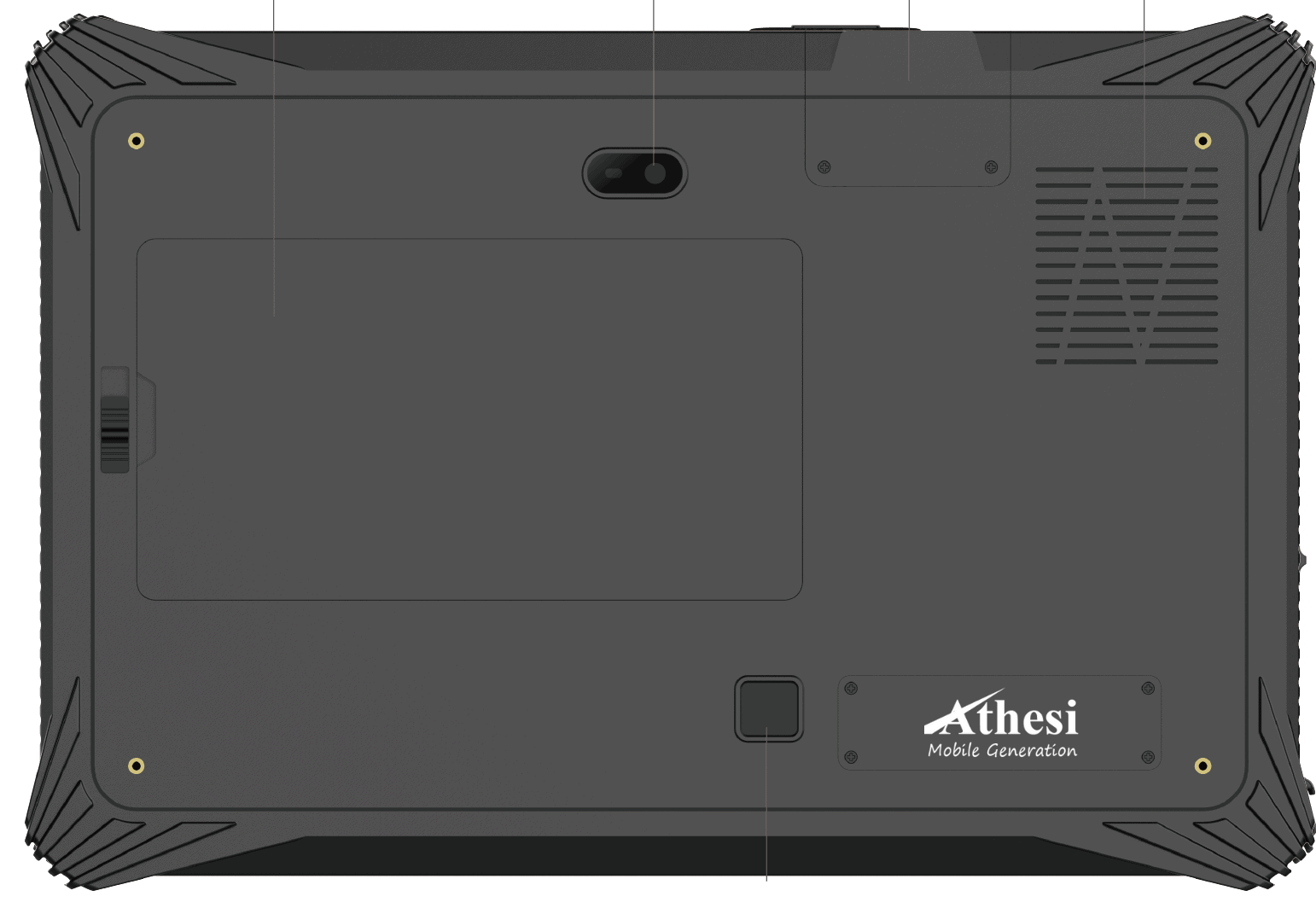 La tablette durcie 122 E12T (Android 10) avec 8h d'autonomie • Athesi