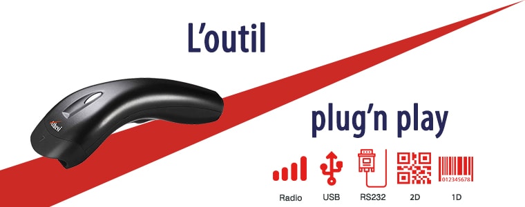 Lecteur code barre, douchette, scanner et pistolet • Athesi