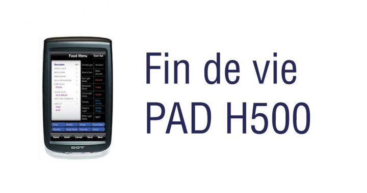 Le produit PAD H500 de face.